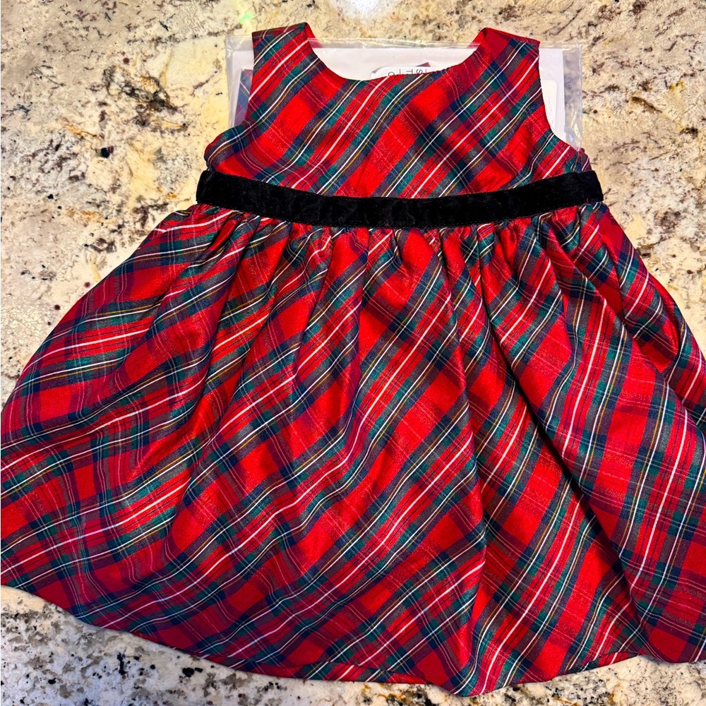 Gymboree Holiday Dress and Matching NIP headband
